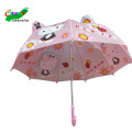 Ventes chaudes enfants enfants animal fantaisie licorne chat parapluie pour cadeau